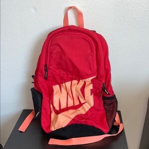 Nike pink and Black Sporty Backpack